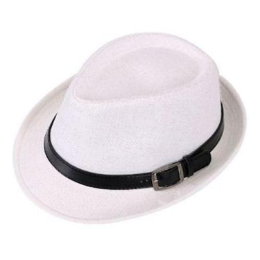 Imagem de Chapéu De Palha Praia Fedora Malandro - oem, Palha