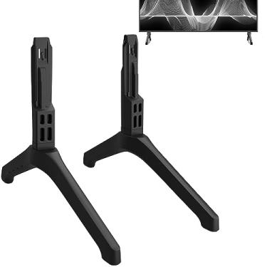 Imagem de Suporte base para Samsung TV Legs, apenas para UN50TU7000BXZA UN50TU700DFXZA UN50TU8000FXZA LH50BETHLGFXZA BN96-50859A BN63-18575X019 BN96N-50856C, com pés antiderrapantes (preto)