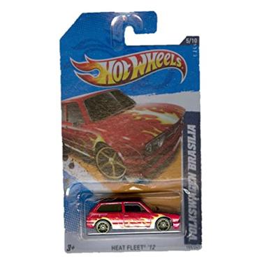 Imagem de Hot Wheels 2012-155 Heat Fleet Volkswagen brasilia RED 1:64 Scale