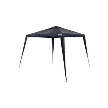 Imagem de Gazebo 2,40m x 3m Ráfia Azul - Mor, Azul, 2,5x3m