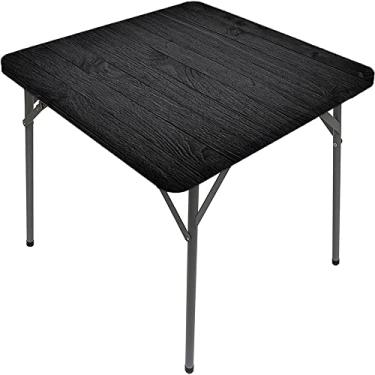 Imagem de Capa de mesa de madeira ajustada, estampa de textura de prancha de madeira, toalha de mesa impermeável interna/externa, sala de jantar de pátio e cozinha, serve para mesa de 122 x 172 cm