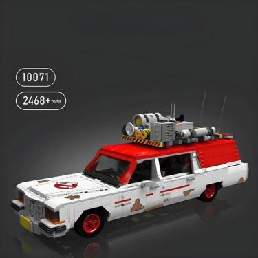 Imagem de Conjunto De Blocos De Construção De Ônibus E Carro De Corrida Ghost Hu