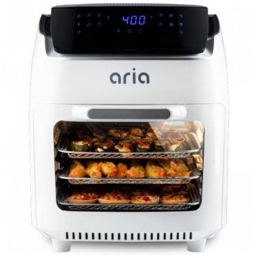 Imagem de Fritadeira Elétrica AirFryer 10L com Painel Digital e Livro de Receitas, 110V 1700W, Aria, Branca