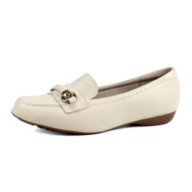 Imagem de Mocassim Modare Com Fivela Casual, 36, Branco