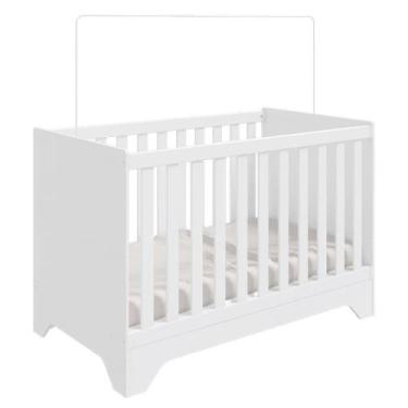 Imagem de Berço Americano Popy Retrô 3 em 1 - Móveis Peroba, Branco