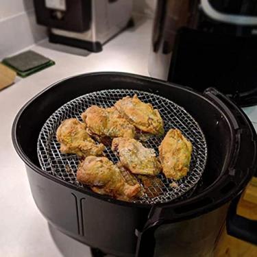 Imagem de Zerodis 3 Peças para Fritadeira para Fritadeira por 4,2-5.8 QT, Porta de Aço Inoxidável Em Aço Inoxidável, Material de Cozimento, Compatível para Uso Familiar