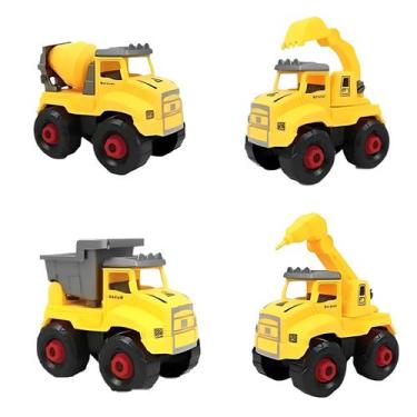 Imagem de Caminhão De Construção De Brinquedo 2 Em 1 Modelo Sortido - Multikids,