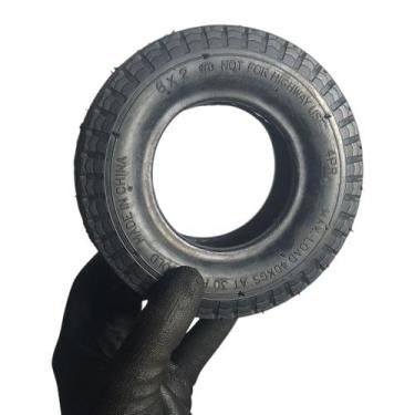 Imagem de Pneu Para Carrinho Manual 6x2 Capacidade 40KG Borrachas Londrina