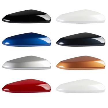 Imagem de Goholy Capa de espelho retrovisor para porta de carro compatível com Honda Civic 2016-2019 2020 2021 Honda Insight 2019-2021 Capa protetora para espelho retrovisor branco cristal lado esquerdo