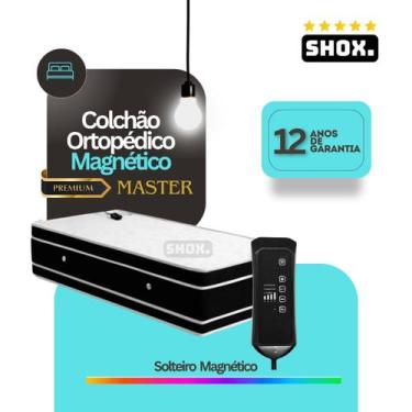Imagem de Colchão Solteiro SHOX Com Vibromassagem Ortopédico MASTER 188x0,88x25c