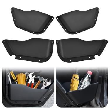 Imagem de SLORIMOD Bolsos internos para porta de assento para Polaris Xpedition XP 5/ADV 5 2024-2025, acessórios, bolsos para porta do banco dianteiro e traseiro, caixa de armazenamento