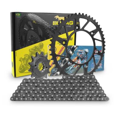 Imagem de Kit Relação Transmissão Durag Corrente Cz S/ Retentor Crf 250f