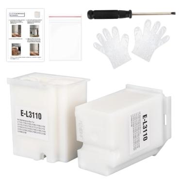 Imagem de Substituição de almofada de tinta L3110 compatível com Epson Ecotank ET-2800 ET-2803 ET-4800 ET-2400 ET-2720 ET-4700 ET-2711 L3110 L3250 L3150 Impressoras 2 unidades