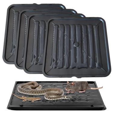 Imagem de Armadilhas de cola para ratos grandes – Placas de cola ecológicas e pegajosas, armadilhas de rato pré-perfumadas para uso doméstico, comercial e industrial, cobertura segura para a família de 200 cm