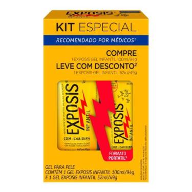 Imagem de Repelente Exposis Infantil Gel com Icaridina 100ml e Leve com Desconto