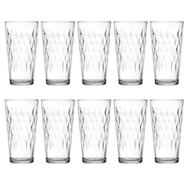 Imagem de Copo Vitrage 350ml Vidro Resistente Suco Agua Nadir - 10Un - NADIR FIG