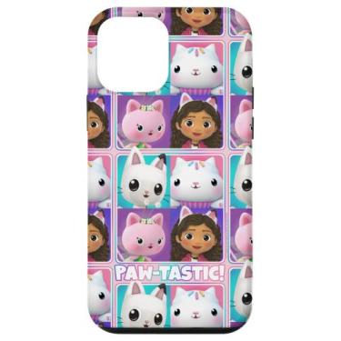 Imagem de Capa de celular Gabby's Dollhouse Paw-Tastic Kitty Box Up para iPhone 