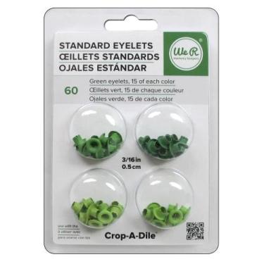 Imagem de Eyelets Standard Wer Memory Keepers-contém 60 Ilhoses Green - WE R MEM