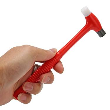 Imagem de Cffuvros Hammer Pequeno de Cabeça Dupla, Alça de Deslizamento Mini Martelo de Plástico, Impacto Macio, Economizador de Mini Martelo Diy para Artesão