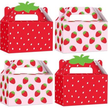 Imagem de Caixa de lembrancinhas de festa ojustbeok Strawberry Summer 24 unidade