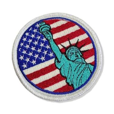 Imagem de M0206-001 Estátua da Liberdade NY Patch Bordado 6,8x6,8cm - BR44