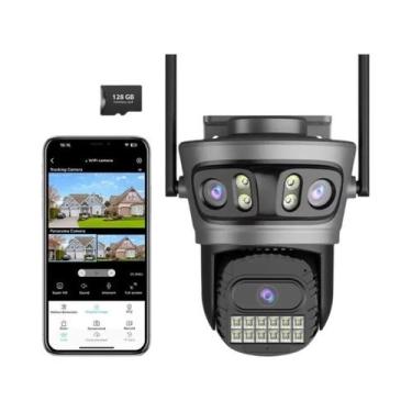 Imagem de Câmera IP Wifi De 15MP PTZ 180 graus Rastreamento Automático De Grande