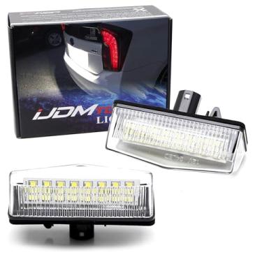Imagem de iJDMTOY Kit de luz de placa de licença de LED 3W compatível com Toyota C-HR Prius Venza RAV4, Scion tC, Lexus CT IS, alimentado por LED branco xenon 24-SMD e sem erros de barramento