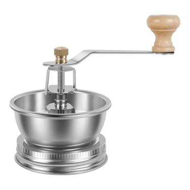 Imagem de Acessório de tampa de moedor de café de aço inoxidável, moedor manual de manivela para café fresco, ideal para acampamento, barista doméstico (70 mm)