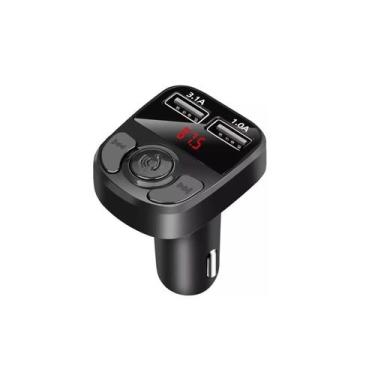 Imagem de Leitor de MP3 X22 Transmissor FM sem usar as mãos Bluetooth 5.0 - Ligh