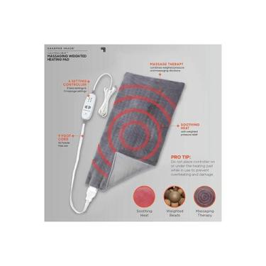 Imagem de Manta de fisioterapia para massagem elétrica térmica Quine - Lightbek 