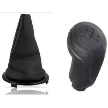 Imagem de Manopla Bola Coifa Câmbio Gol Voyage G5 G6 2009 A 2016 Preta