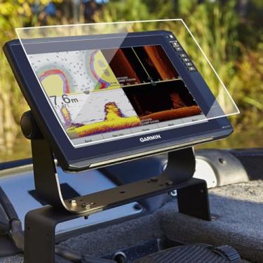 Imagem de (Pacote com 2) Protetor de tela de vidro temperado Fishfinder para Gar*min EchoMAP Ultra 102SV 106SV e Ultra 2 102SV Fishfinder 25,5 cm Gar*min EchoMAP Acessórios Protetor de Tela Anti-riscos - HD