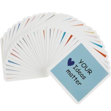 Imagem de Cartões motivacionais, cartões de meditação, cartas de afirmações diárias, alívio do estresse, 30 peças, cartões inspiradores, sortidos, cartões motivacionais criativos engraçados, 6 x 6 cm