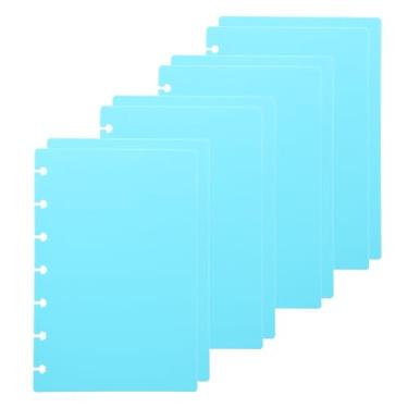 Imagem de ITSYHPRO Mini Discbound Journal PP Covers/Index (4 Set) Candy Colors Compatible with Circa Arc TUL and Happy Planner(Sky Blue,Mini)