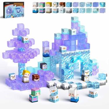 Imagem de Blocos de construção magnéticos GobideX Princess Castle Girls 3+