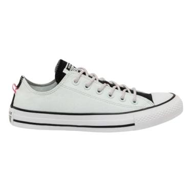 Imagem de Tênis Converse All Star Casual Ox | Cano Baixo, Casual, Dia a dia, Moda, Original. (Azul Bebê/Preto, BR, Adulto, Numérico, 37)