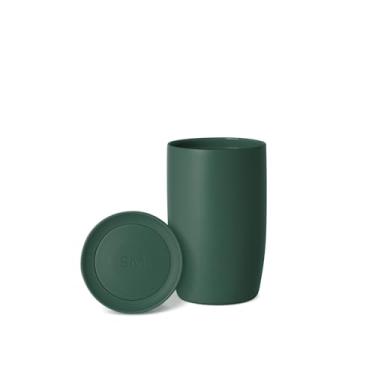 Imagem de Simple Modern Caneca de café de viagem com tampa de 360° | Copo térmico de café gelado de aço inoxidável isolado revestido de cerâmica | Presentes para mulheres e homens para ela | Assinatura Voyager