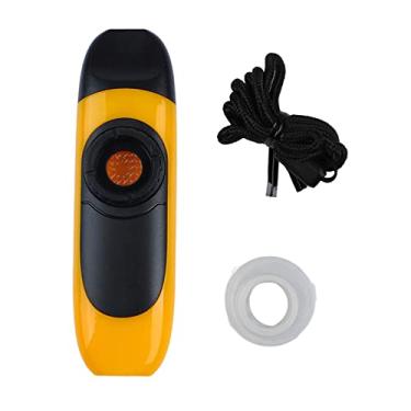 Imagem de Instrumento profissional de desempenho Kazoo de alta qualidade Resina Abs Kazoo Instrumento musical com diafragma de flauta para iniciantes e crianças 4,33 polegadas (Amarelo de limão)