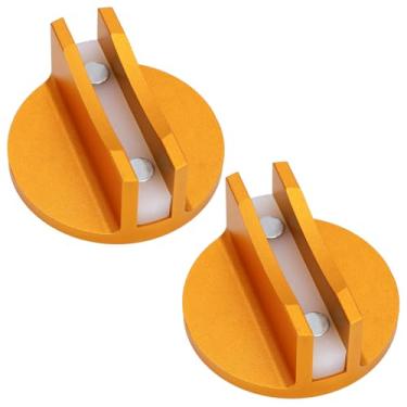 Imagem de 2pc Almofadas de Jack Magnética Universal, Adaptador de Macaco Solda por Aperto com Ranhura Grande Trilho Estrutura Solda por Aperto Alumínio Resistente Adaptador para Carro Caminhão