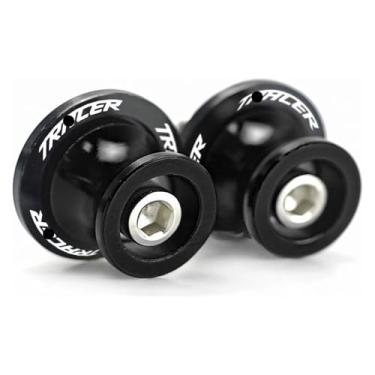 Imagem de Carretéis de braço oscilante para motocicleta Tracer Parafusos de suporte M6 Acessórios de motocicleta de alumínio CNC compatíveis com Y&AMAHA Tracer7 Tracer9 900 700 7 9 GT (preto)