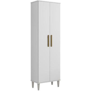 Imagem de Armário Multiuso Goiânia 2 Portas Branco Kaiki Móveis