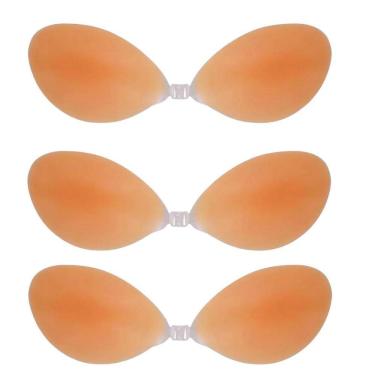 Imagem de Kit 03 Sutiã De Silicone Invisível Adesivo Sem Alças