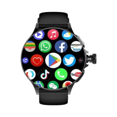 Imagem de Relógio Inteligente Masculino 4G NFC GPS 2G 16G Armazenamento HD Câmer