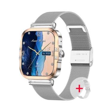 Imagem de Relógio Inteligente Feminino NFC Com Tela AMOLED, Monitor De Frequênci