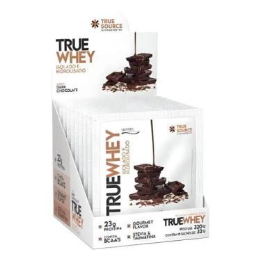 Imagem de True Whey Display C/10Unid De 32g Dark Chocolate True Source