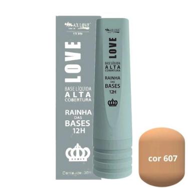 Imagem de BASE LÍQUIDA RAINHA DAS BASES 600 a 612 - Max Love Make-up, 607