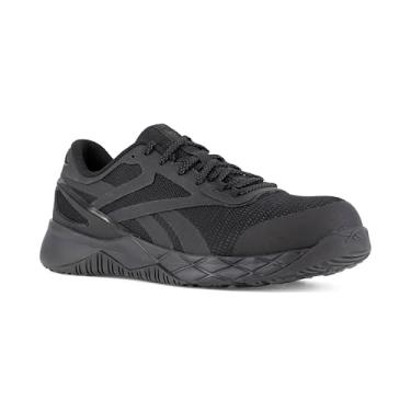 Imagem de Reebok T nis masculino Nanoflex TR de malha preta CT EH para trabalho atl tico, Preto, 10 Wide