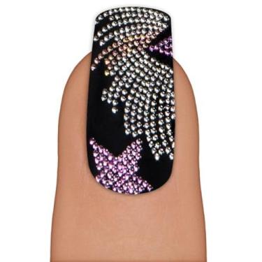 Imagem de Adesivo Para Unhas MD 10 - Cartela Com 20 Unidades Santa Clara