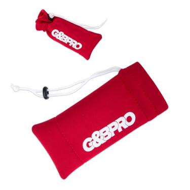 Imagem de G&BPRO Capa de ferramentas acolchoada vermelha para tosquiadeiras – estojo durável com ripstop e neoprene – bolsa e organizador de ferramentas de barbeiro – Design protetor para cortadores – ideal