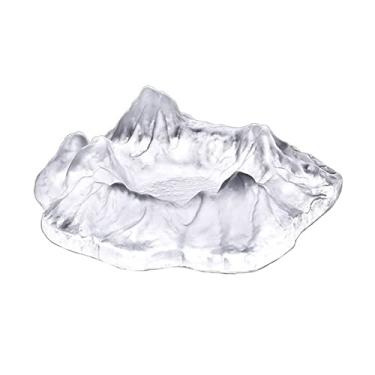 Imagem de Cinzeiro de ervas daninhas cinzeiro de vidro decoração personalidade criativa cinzeiro em forma de iceberg decoração de moda de luxo cinzeiros para cigarros
